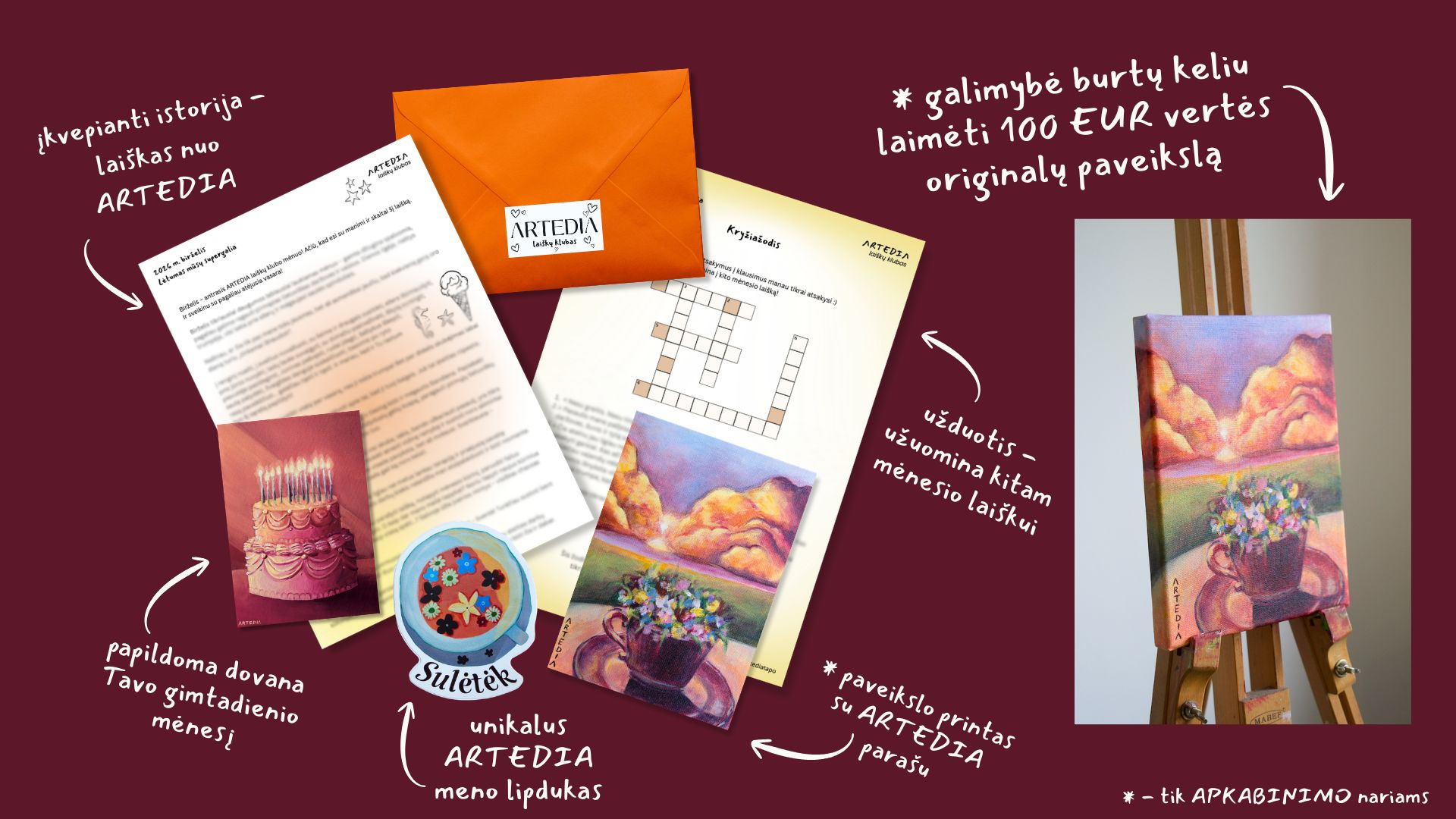 ARTEDIA – birželio laiško turinys